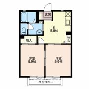クリーンハイツ Aの間取り画像