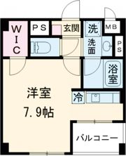 カノン甲南山手の間取り画像