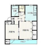 あけぼのマンションの間取り画像
