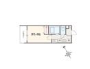 MELLAS海の公園駅の間取り画像
