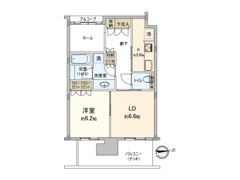グラングリーン大阪THE NORTH RESIDENCEの間取り画像