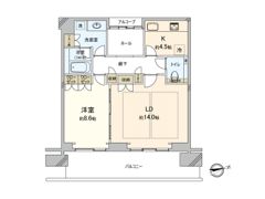 グラングリーン大阪THE NORTH RESIDENCEの間取り画像