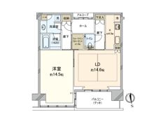 グラングリーン大阪THE NORTH RESIDENCEの間取り画像