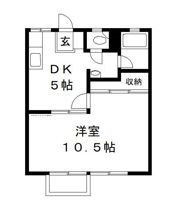 小野寺ハイツ B棟の間取り画像
