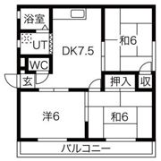 坂井マンションの間取り画像