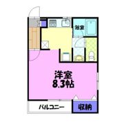 BLUETREE簗瀬 Dの間取り画像