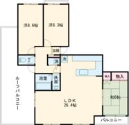 ラフィーヌ・ショコラの間取り画像
