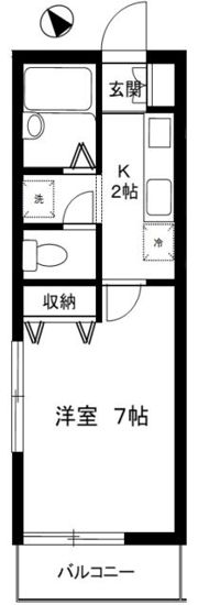 メルベージュ北野の間取り画像