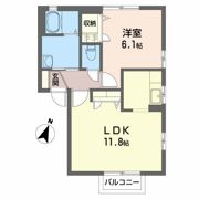 アヴニール陽光Aの間取り画像