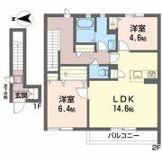 CALM GARDENの間取り画像