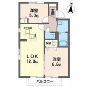 プレッソ フィオーレIIの間取り画像