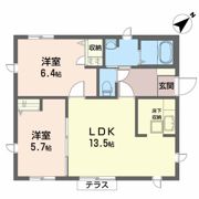 ヴィルヌーブBの間取り画像