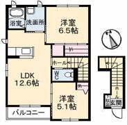 Vesta 壱番館の間取り画像