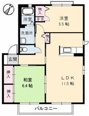 シャーメゾンかがやき 1番館の間取り画像