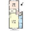 アステール Bの間取り画像