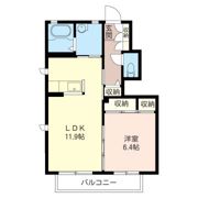 モアナ Aの間取り画像
