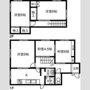 岡崎市滝町戸建の間取り画像