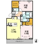 オ・ソレイユの間取り画像