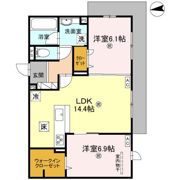 D-residence南茨木Ⅱの間取り画像