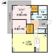 D-residence南茨木Ⅱの間取り画像