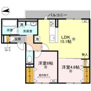 D-residence南茨木Ⅱの間取り画像