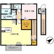 エスポワール北原の間取り画像