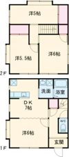 ライフパーク竜洋の間取り画像