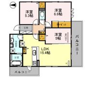 D-room小田部 弐番館の間取り画像