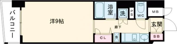 アスヴェルみなと元町OceanFrontの間取り画像