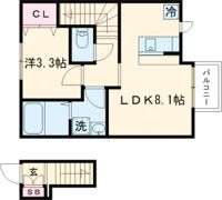LINK STAGE富沢駅前Ⅱの間取り画像