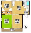 ガーデンヒルA棟の間取り画像