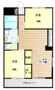 東財パステルメゾン昭島の間取り画像