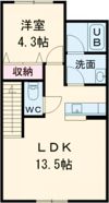 AIRIXⅡの間取り画像