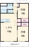 バルパレー城西の間取り画像