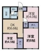 クロノス下鶴間の間取り画像
