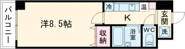 プリオールZEN弐番館の間取り画像