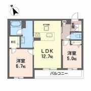 シャーメゾン下荒田の間取り画像