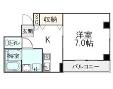 KⅡビルの間取り画像