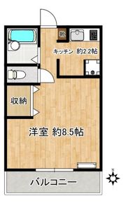 押本ハイツの間取り画像