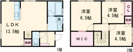オーシャンテラス Bの間取り画像