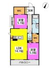 S-room曰佐 西館の間取り画像