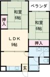 ルミウス北高下の間取り画像