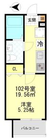 CFジオーレ大師東門前の間取り画像