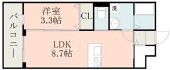 ラ・シック嘉島Ⅲの間取り画像