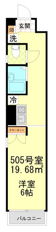 インベスト川崎の間取り画像
