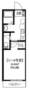 ビクリームプラッツの間取り画像