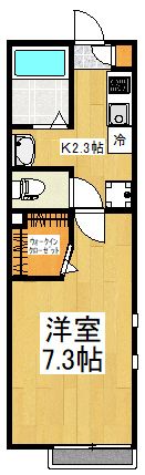 クレール川越の間取り画像