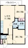 プレステージ14番館の間取り画像