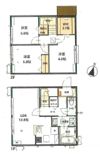上安松戸建貸家 B棟の間取り画像