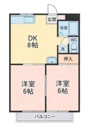 クイーンズ2の間取り画像